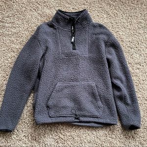 Pink Victoria’s Secret 1/4 zip Sherpa
